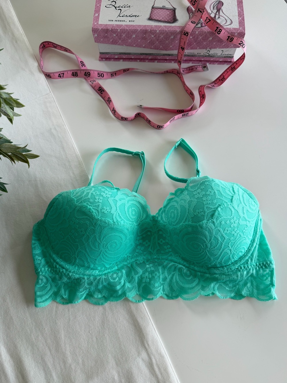 Vintage Lace Longline Bra Top